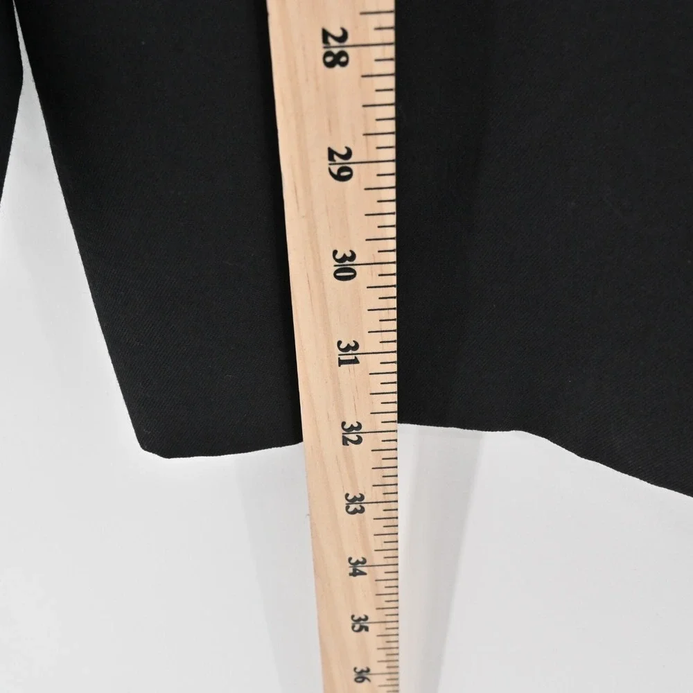 JEAN PAUL GERMAIN Mens Wool Blazer Size 42R Black Classic Single Breasted Jacket